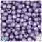 BeadTin Light Purple Pearl 8mm Faceted Round Plastic Craft Beads (450pcs)